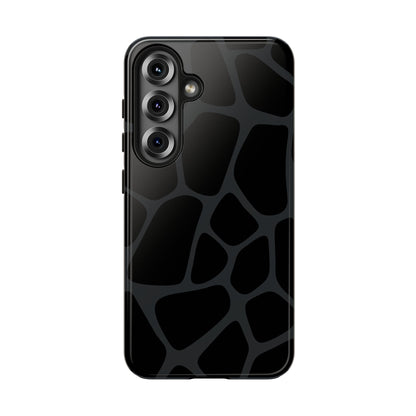 Black Giraffe Print Phone Case