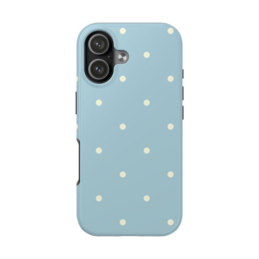 Blue & Yellow Polka Phone Case