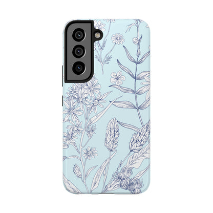 Blue Floral Phone Case