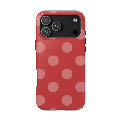 Red Polka Phone Case